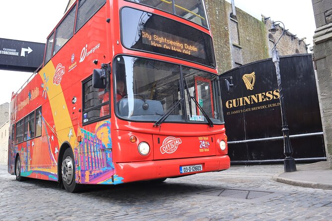 City Sightseeing Dublin Hop-On Hop-Off Bus Tour - From Collins Barracks and Smithfield to Temple Bar