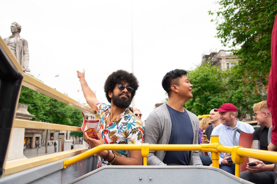 Dublin: Big Bus Hop-On, Hop-Off Tour with Live Guide - Live guides turn an open-top bus into a proper city lesson