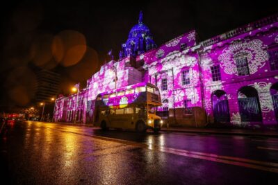 Dublin: Christmas Lights Festive Bus Tour with Afternoon Tea - The 1960s double-decker: seating, views, and how not to miss your moment