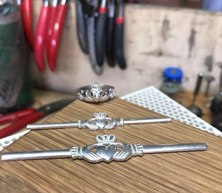 Dublin: Forge Your Own Silver Claddagh Ring Workshop - What you’ll make in the Silver Works Claddagh ring workshop