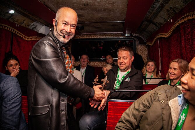 Dublin Ghost Bus Tour with Professional Actors - St. Audoen’s Church Steps: Legends, Lepers, and a Torture Props Moment