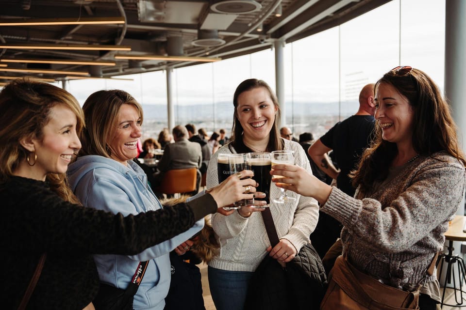 Dublin: Jameson Distillery & Guinness Brewery Guided Tour - Gravity Bar pint and 360° views: the payoff you can plan around