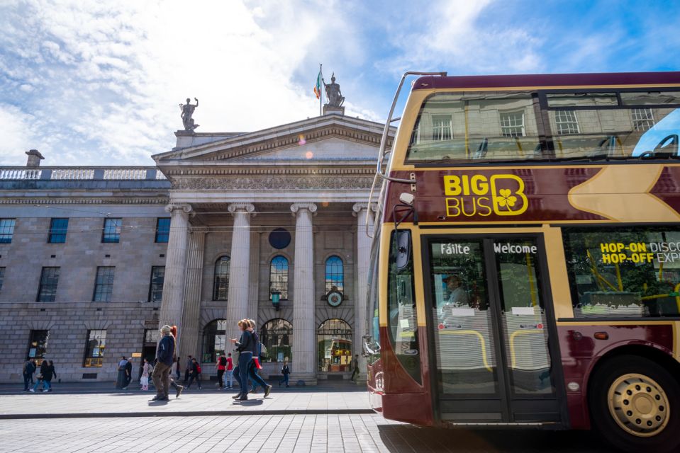 Dublin: Jameson Whiskey Distillery & Hop-on Hop-off Bus Tour - Using the Hop-on Hop-off Red Loop from 13 Upper O’Connell Street