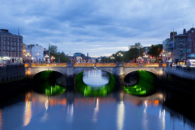 Dublin Live Guided Panoramic Open-Top Night Bus Tour - St Stephen’s Green and Molly Malone: the fun stops you’ll remember