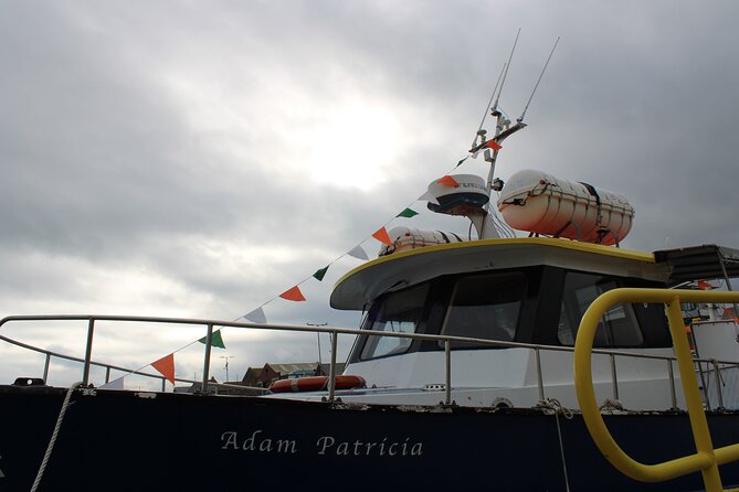Howth Cliffs and Ireland's Eye Ferry Boat Tour - Exiting the harbour: Howth Lighthouse commentary